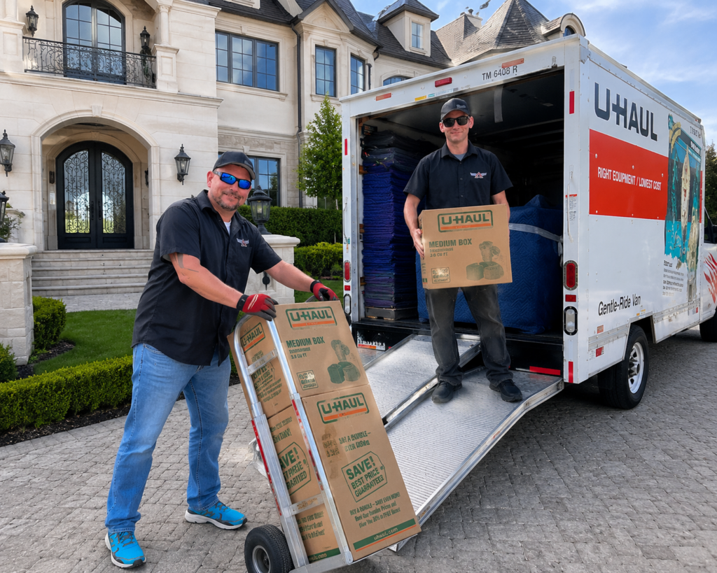Unloading Uhaul